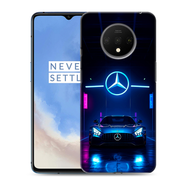 Силиконовый чехол на OnePlus 7T с принтом Mercedes Мерседес Силиконовый чехол на OnePlus 7T с принтом Mercedes Мерседес