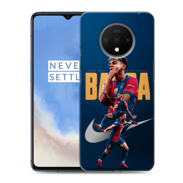 Силиконовый чехол на OnePlus 7T с принтом Барселона Barca Yamal Силиконовый чехол на OnePlus 7T с принтом Барселона Barca Yamal