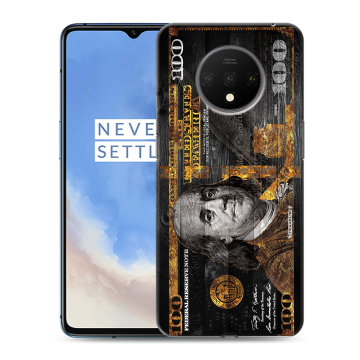 Силиконовый чехол на OnePlus 7T с принтом Доллар деньги Силиконовый чехол на OnePlus 7T с принтом Доллар деньги