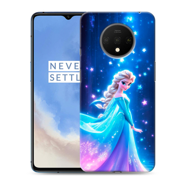 Силиконовый чехол на OnePlus 7T с принтом Холодное сердце Frozen Силиконовый чехол на OnePlus 7T с принтом Холодное сердце Frozen