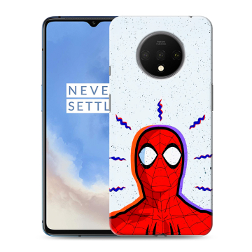 Силиконовый чехол на OnePlus 7T с принтом Spiderman Человек паук