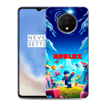Силиконовый чехол на OnePlus 7T с принтом Roblox Роблокс