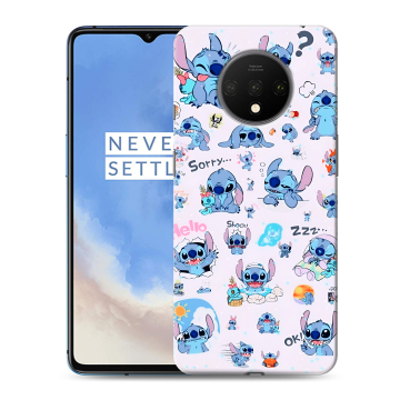 Силиконовый чехол на OnePlus 7T с принтом Лило и Стич