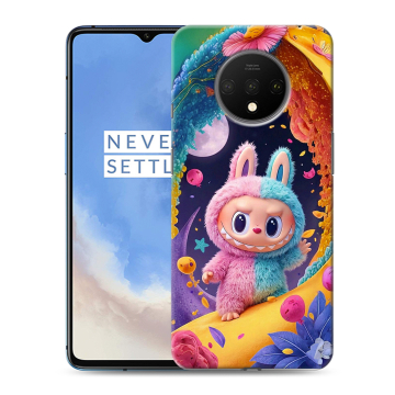Силиконовый чехол на OnePlus 7T с принтом Labubu Лабубу