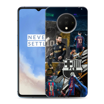 Силиконовый чехол на OnePlus 7T с принтом Messi Barcelona Силиконовый чехол на OnePlus 7T с принтом Messi Barcelona