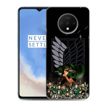 Силиконовый чехол на OnePlus 7T с принтом Атака титанов Силиконовый чехол на OnePlus 7T с принтом Атака титанов