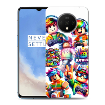 Силиконовый чехол на OnePlus 7T с принтом Roblox Роблокс Силиконовый чехол на OnePlus 7T с принтом Roblox Роблокс