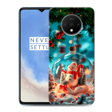 Силиконовый чехол на OnePlus 7T с принтом Новый год
