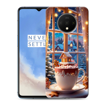 Силиконовый чехол на OnePlus 7T с принтом Новый год
