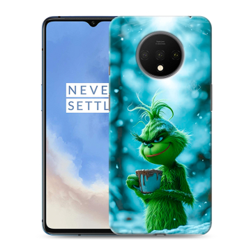 Силиконовый чехол на OnePlus 7T с принтом Новый год гринч
