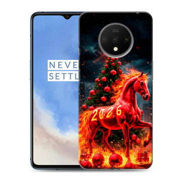 Силиконовый чехол на OnePlus 7T с принтом Новый год