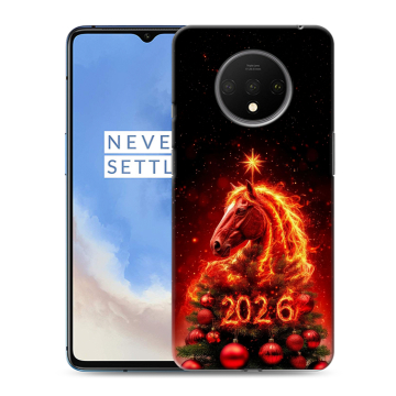 Силиконовый чехол на OnePlus 7T с принтом Новый год