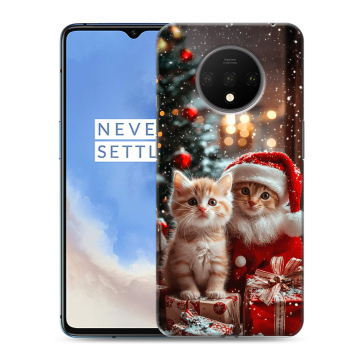 Силиконовый чехол на OnePlus 7T с принтом Новый год