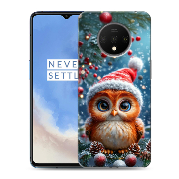 Силиконовый чехол на OnePlus 7T с принтом Новый год