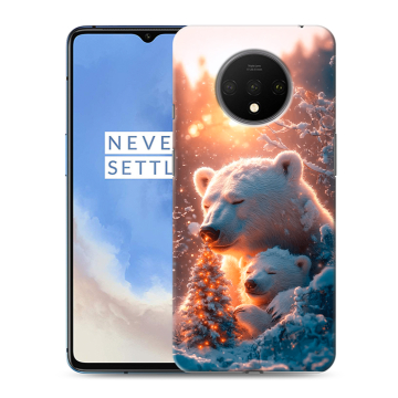 Силиконовый чехол на OnePlus 7T с принтом Новый год