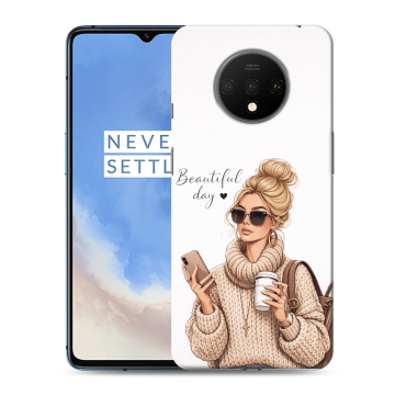 Силиконовый чехол на OnePlus 7T с принтом женский Силиконовый чехол на OnePlus 7T с принтом женский