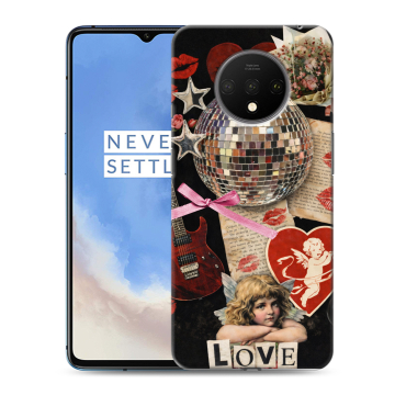Силиконовый чехол на OnePlus 7T с принтом для девочек