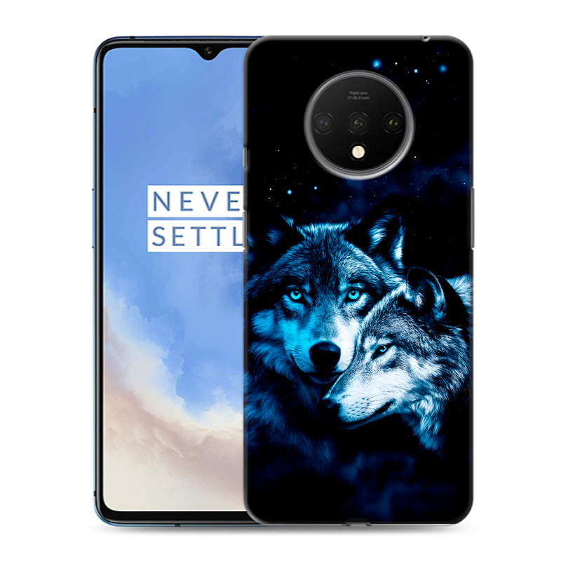 Силиконовый чехол на OnePlus 7T с принтом Волки Силиконовый чехол на OnePlus 7T с принтом Волки