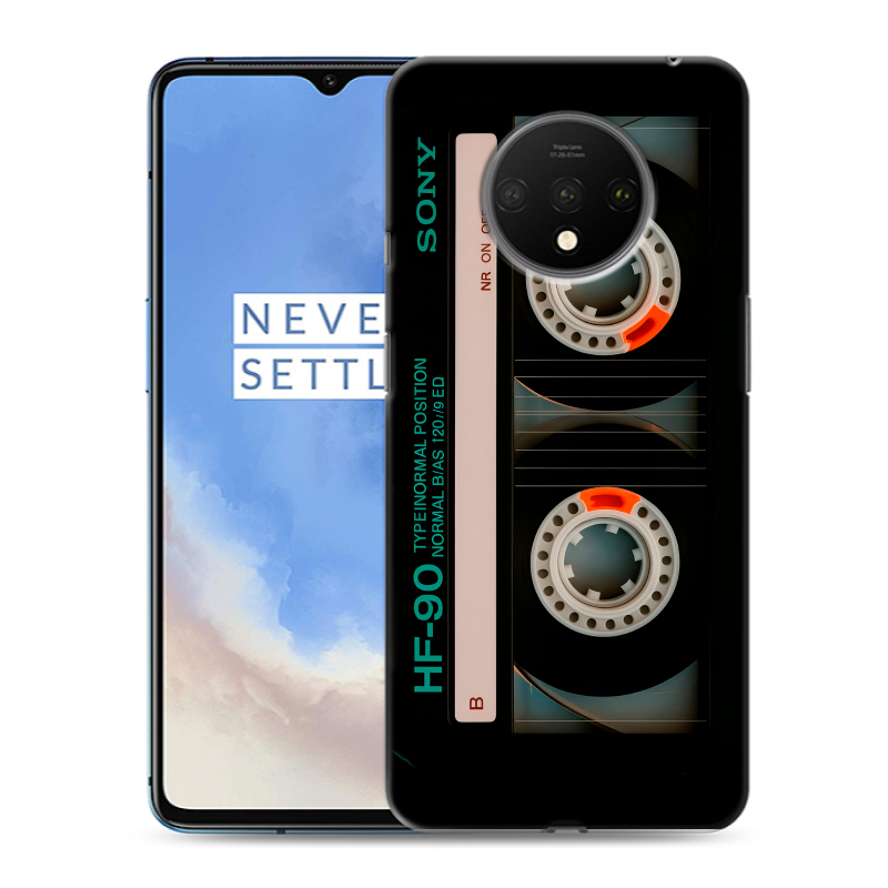 Пластиковый чехол на OnePlus 7T с принтом Кассета Пластиковый чехол на OnePlus 7T с принтом Кассета