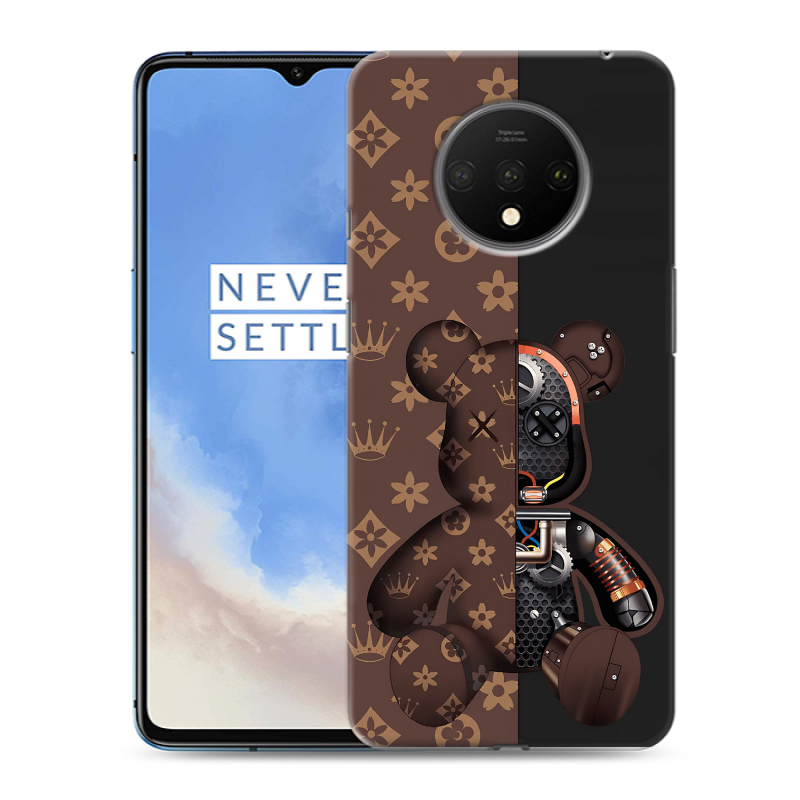 Силиконовый чехол на OnePlus 7T с принтом Луи робот Силиконовый чехол на OnePlus 7T с принтом Луи робот