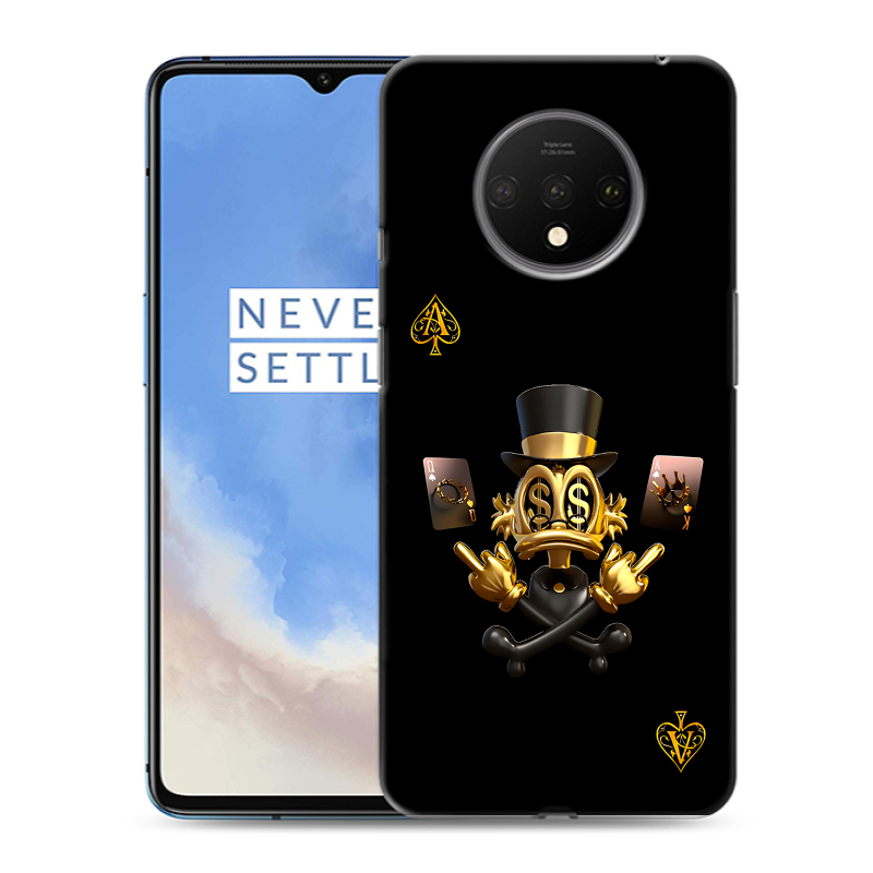 Пластиковый чехол на OnePlus 7T с принтом Золотой скрудж макдак Пластиковый чехол на OnePlus 7T с принтом Золотой скрудж макдак