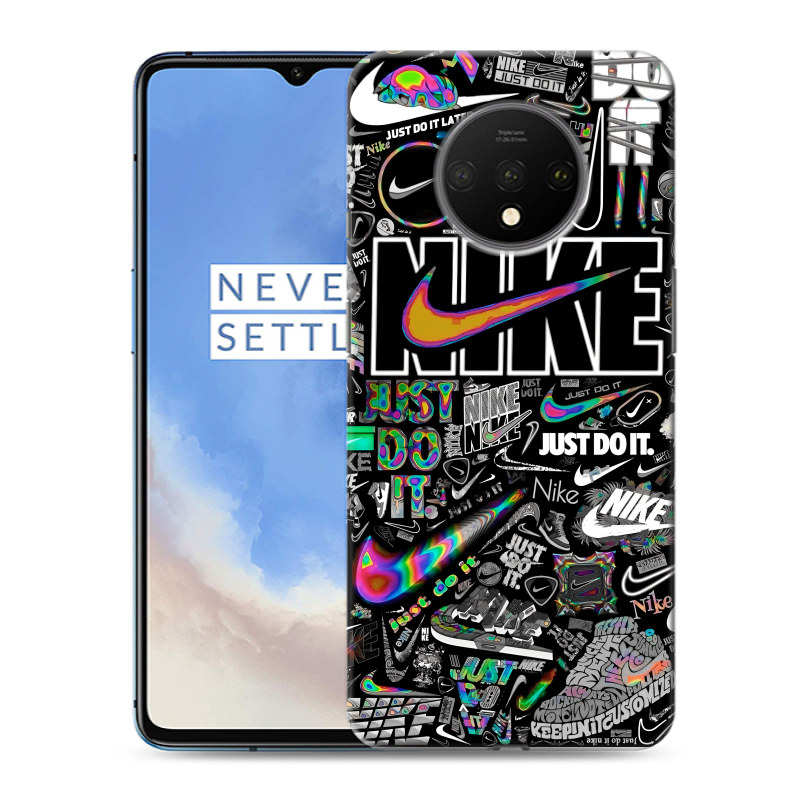 Пластиковый чехол на OnePlus 7T с принтом Найк Пластиковый чехол на OnePlus 7T с принтом Найк