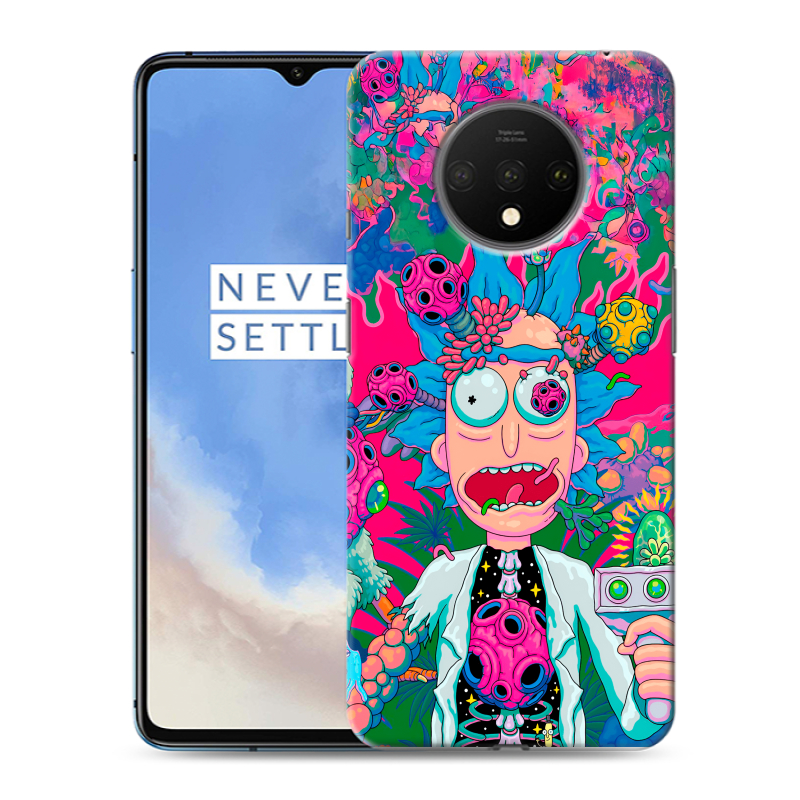 Силиконовый чехол на OnePlus 7T с принтом Рик и Морти Rick Morty Силиконовый чехол на OnePlus 7T с принтом Рик и Морти Rick Morty