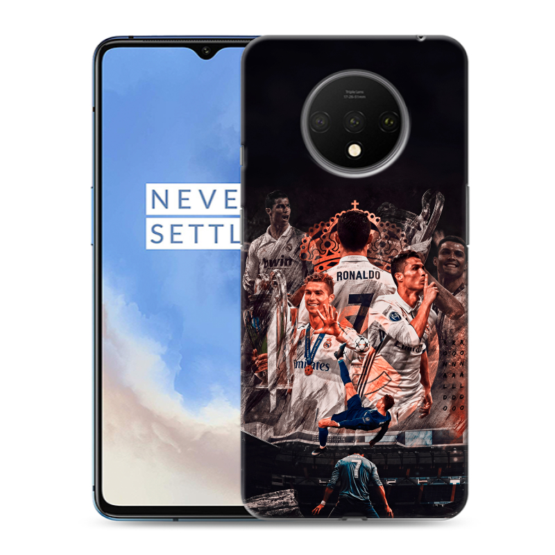 Пластиковый чехол на OnePlus 7T с принтом Реал Роналдо Real Ronaldo Пластиковый чехол на OnePlus 7T с принтом Реал Роналдо Real Ronaldo