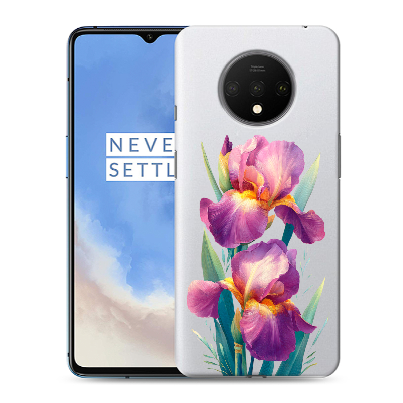 Пластиковый чехол на OnePlus 7T с принтом Цветы орхидеи Пластиковый чехол на OnePlus 7T с принтом Цветы орхидеи