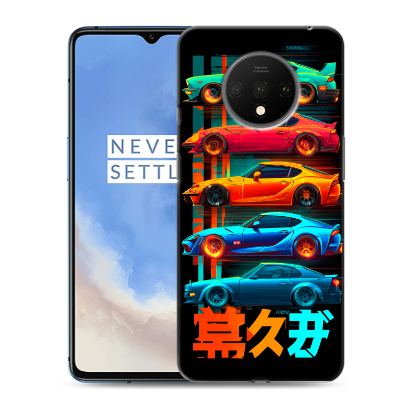 Пластиковый чехол на OnePlus 7T с принтом машины тачки Пластиковый чехол на OnePlus 7T с принтом машины тачки