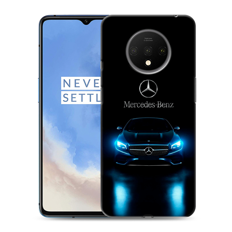 Силиконовый чехол на OnePlus 7T с принтом Mercedes Мерседес Силиконовый чехол на OnePlus 7T с принтом Mercedes Мерседес