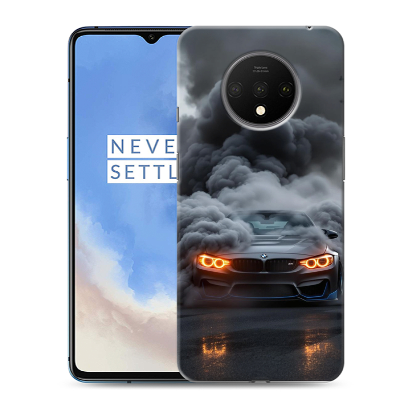 Пластиковый чехол на OnePlus 7T с принтом BMW БМВ Пластиковый чехол на OnePlus 7T с принтом BMW БМВ