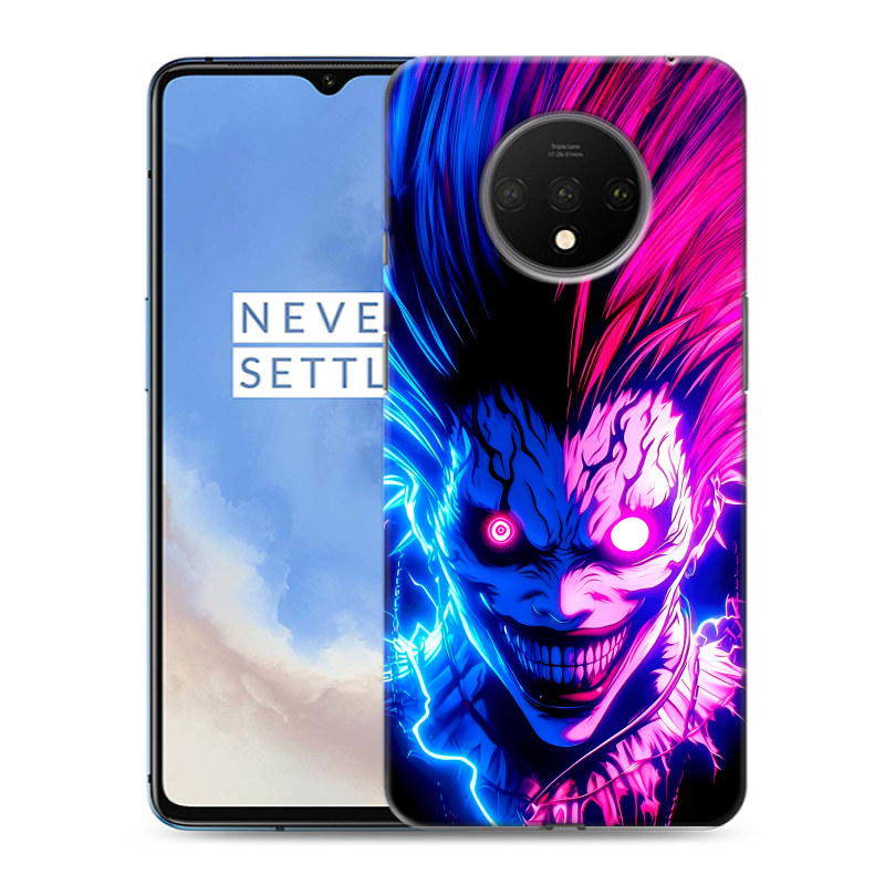 Пластиковый чехол на OnePlus 7T с принтом Death note Тетрадь смерти Пластиковый чехол на OnePlus 7T с принтом Death note Тетрадь смерти