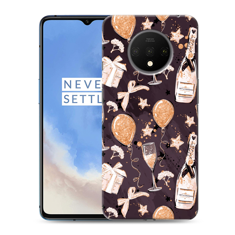 Пластиковый чехол на OnePlus 7T с принтом Новый год Пластиковый чехол на OnePlus 7T с принтом Новый год