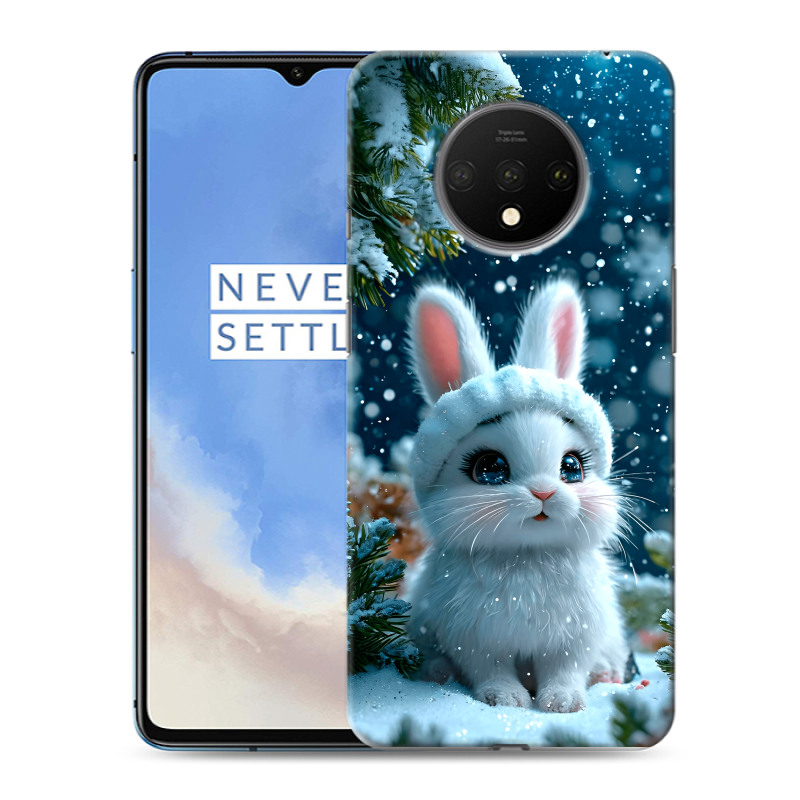 Пластиковый чехол на OnePlus 7T с принтом Новый год Пластиковый чехол на OnePlus 7T с принтом Новый год
