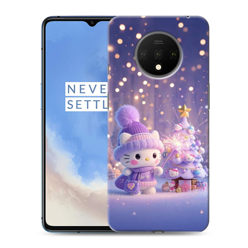 Пластиковый чехол на OnePlus 7T с принтом Новый год Пластиковый чехол на OnePlus 7T с принтом Новый год