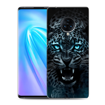 Пластиковый чехол на Vivo NEX 3 с принтом Темный леопард Пластиковый чехол на Vivo NEX 3 с принтом Темный леопард