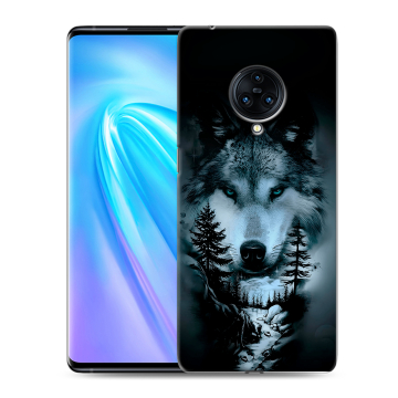 Пластиковый чехол на Vivo NEX 3 с принтом Лесной волк