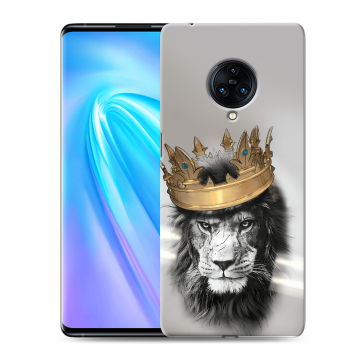 Пластиковый чехол на Vivo NEX 3 с принтом Лев с короной Пластиковый чехол на Vivo NEX 3 с принтом Лев с короной