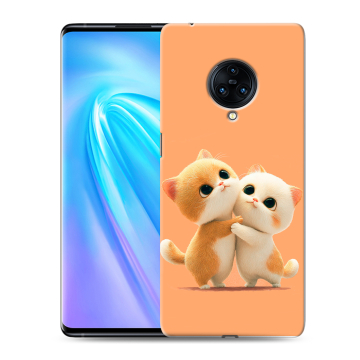 Пластиковый чехол на Vivo NEX 3 с принтом Милые котики Пластиковый чехол на Vivo NEX 3 с принтом Милые котики