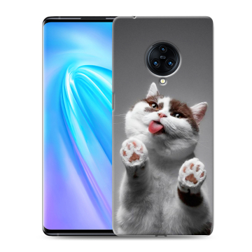 Пластиковый чехол на Vivo NEX 3 с принтом Коты Пластиковый чехол на Vivo NEX 3 с принтом Коты