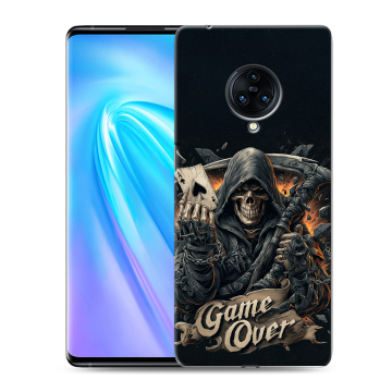 Пластиковый чехол на Vivo NEX 3 с принтом Скелет карты Пластиковый чехол на Vivo NEX 3 с принтом Скелет карты