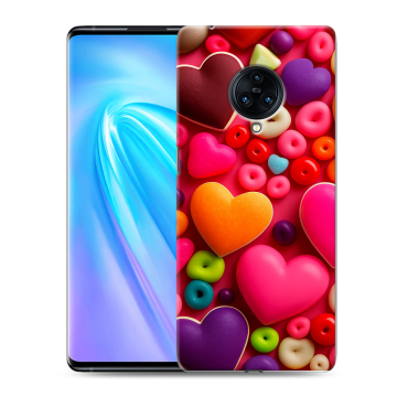 Пластиковый чехол на Vivo NEX 3 с принтом Сердечки Пластиковый чехол на Vivo NEX 3 с принтом Сердечки