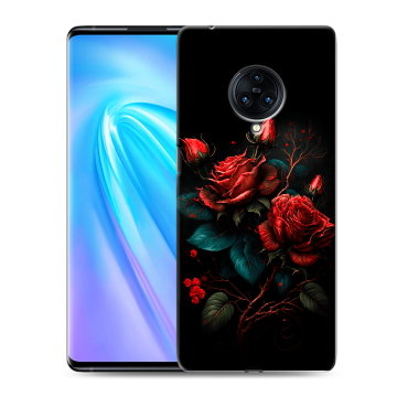 Пластиковый чехол на Vivo NEX 3 с принтом Розы красные Пластиковый чехол на Vivo NEX 3 с принтом Розы красные