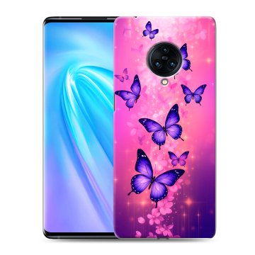 Пластиковый чехол на Vivo NEX 3 с принтом Бабочки Пластиковый чехол на Vivo NEX 3 с принтом Бабочки