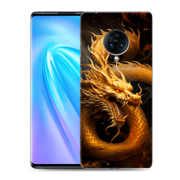 Пластиковый чехол на Vivo NEX 3 с принтом Золотой дракон