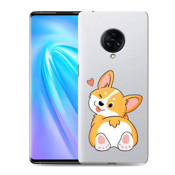 Пластиковый чехол на Vivo NEX 3 с принтом Корги Пластиковый чехол на Vivo NEX 3 с принтом Корги