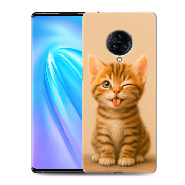 Пластиковый чехол на Vivo NEX 3 с принтом котенок Пластиковый чехол на Vivo NEX 3 с принтом котенок