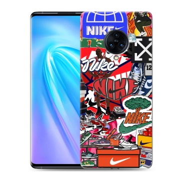 Пластиковый чехол на Vivo NEX 3 с принтом Найк Nike яркий Пластиковый чехол на Vivo NEX 3 с принтом Найк Nike яркий