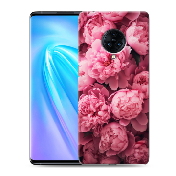 Пластиковый чехол на Vivo NEX 3 с принтом цветы пионы Пластиковый чехол на Vivo NEX 3 с принтом цветы пионы